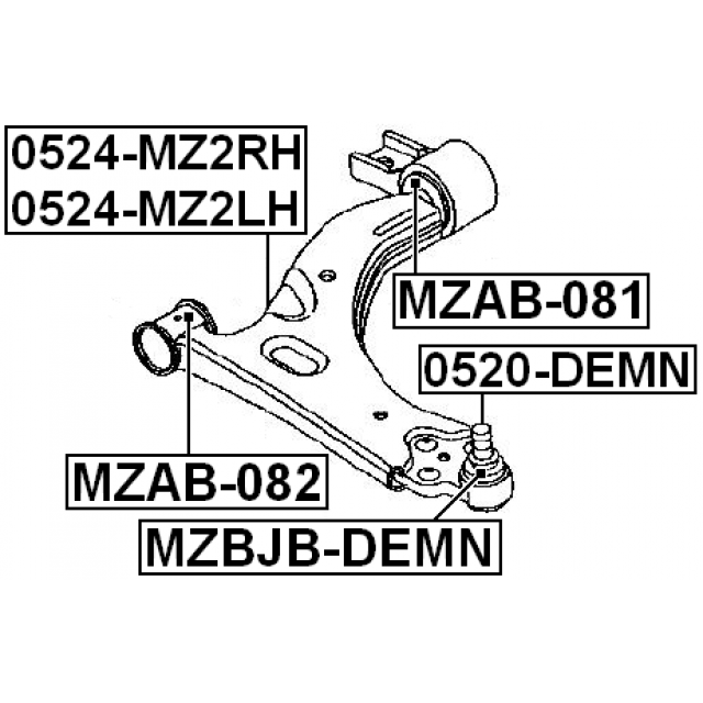 FEBEST 0524-MZ2LH