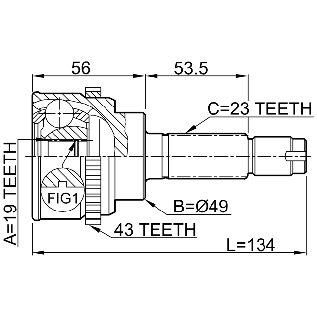 FEBEST 0710-017A43