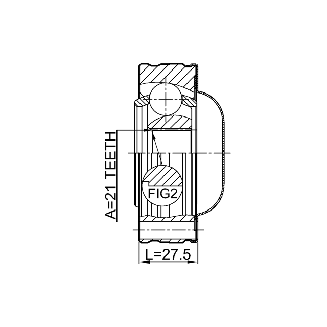 FEBEST 0711-JB420SHA