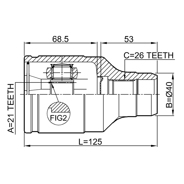 FEBEST 0711-LNRH
