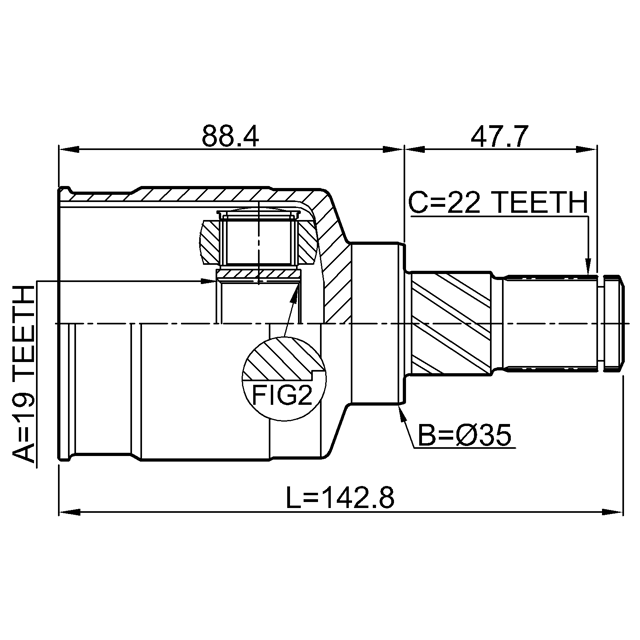 FEBEST 0711-RG413LH