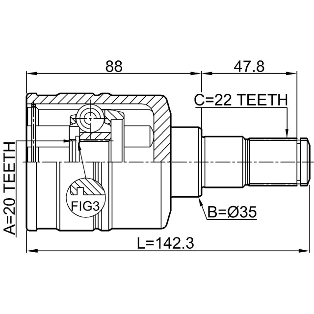 FEBEST 0711-RM413LH
