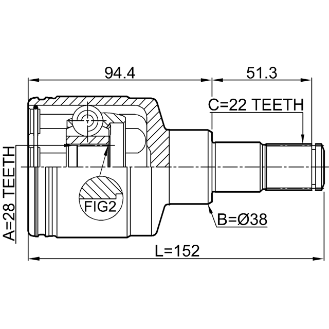 FEBEST 0711-RM415LH