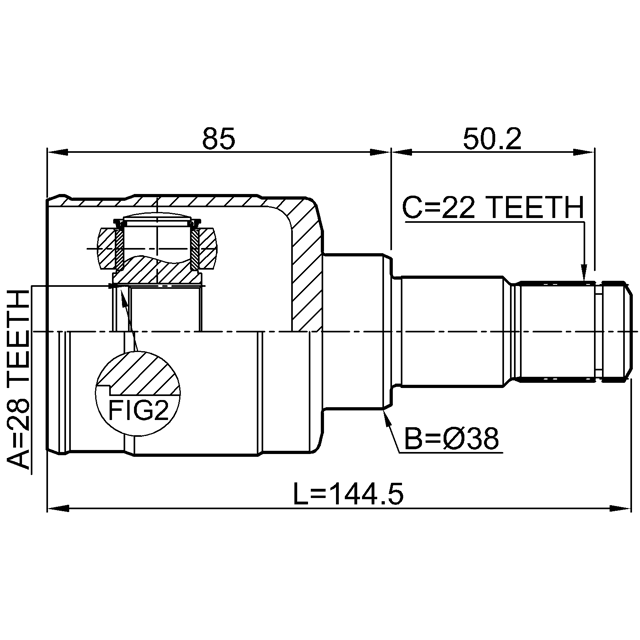 FEBEST 0711-RS415ATLH