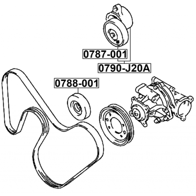 FEBEST 0790-J20A