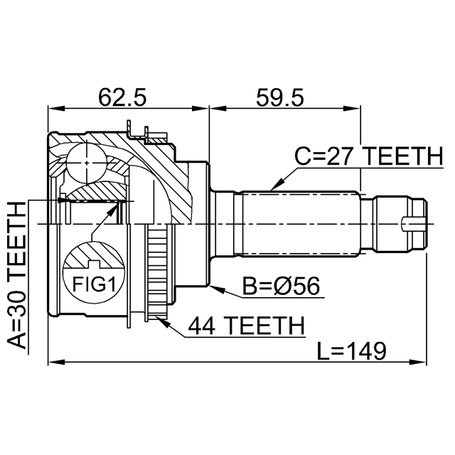 FEBEST 0810-026A44