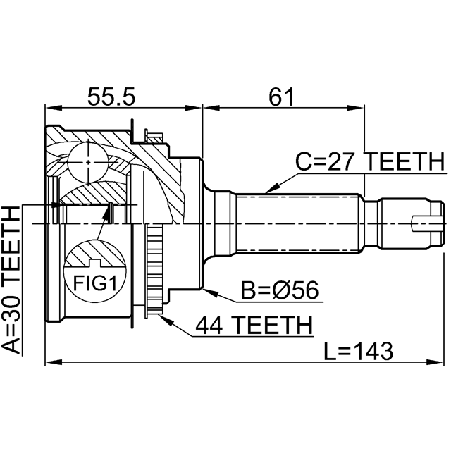 FEBEST 0810-028A44