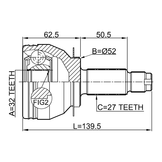 FEBEST 0810-B13MT