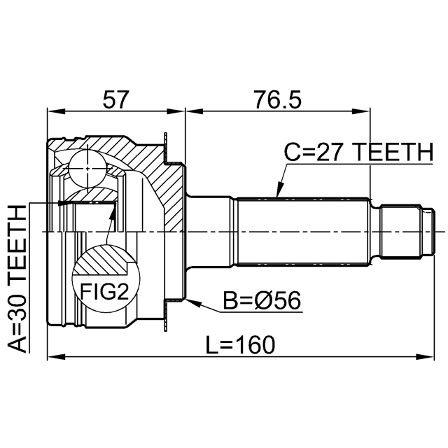 FEBEST 0810-B9R