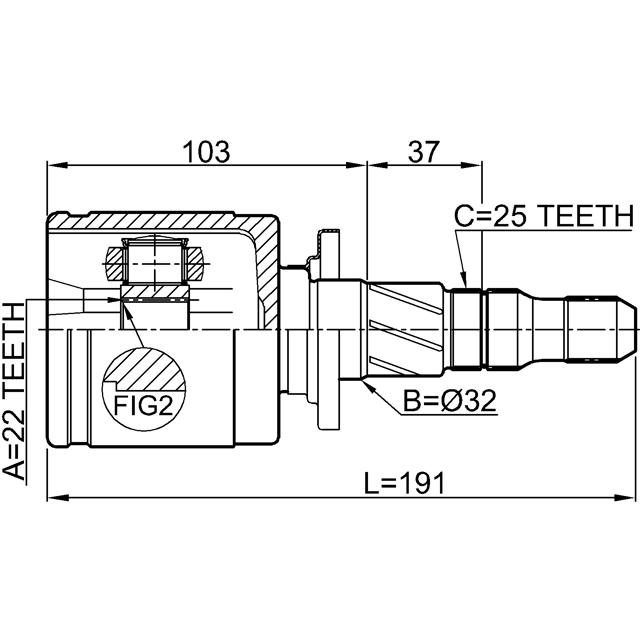 FEBEST 0811-B12R
