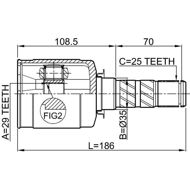 FEBEST 0811-B13