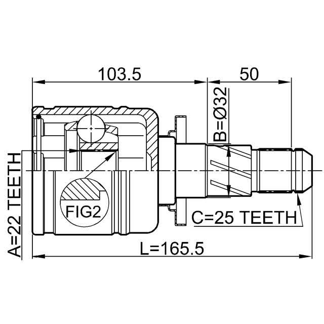 FEBEST 0811-B9R