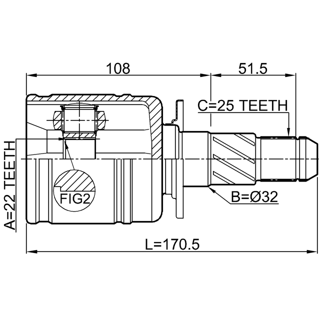 FEBEST 0811-LEGR