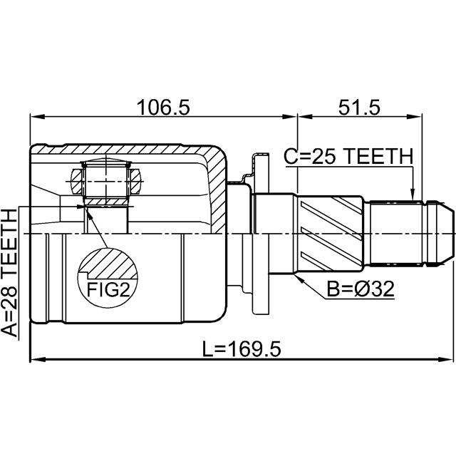 FEBEST 0811-S12R