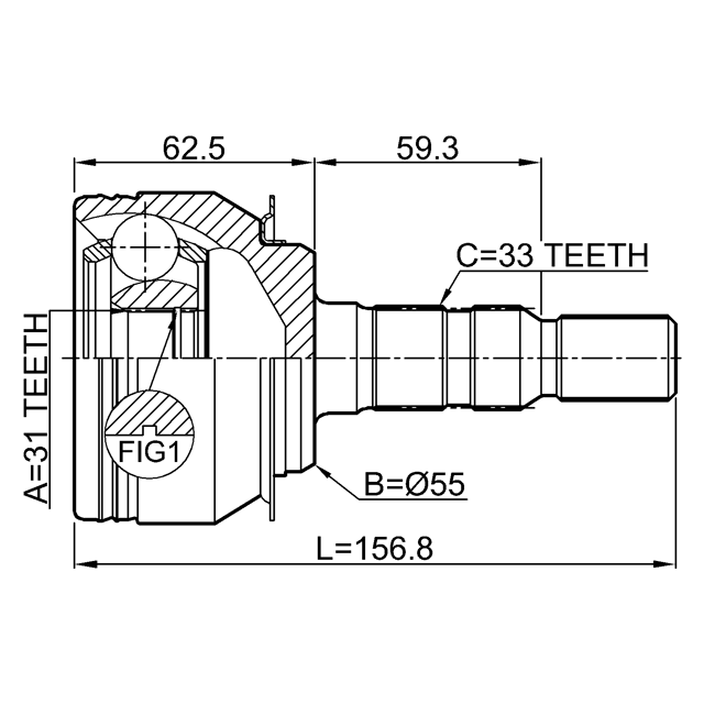 FEBEST 1010-J300