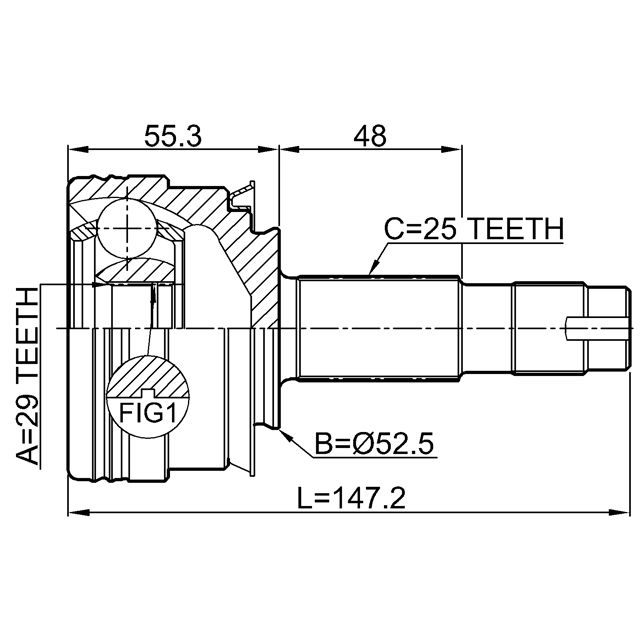 FEBEST 1010-T300MT