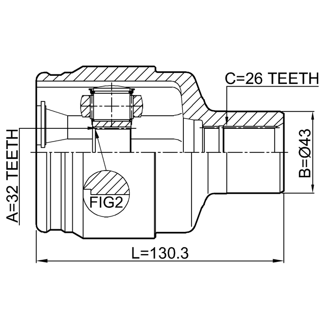 FEBEST 1011-EVMTRH