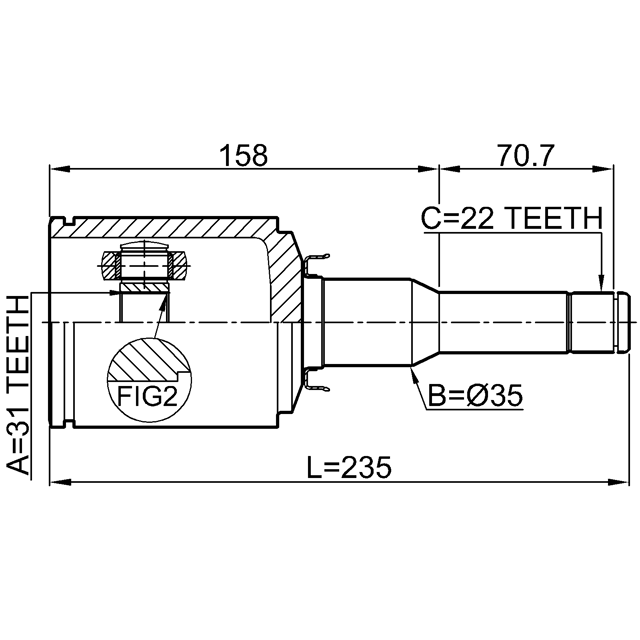 FEBEST 1011-J300ATLH