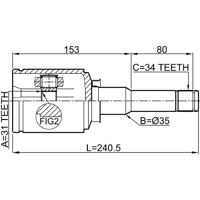 FEBEST 1011-J300LH