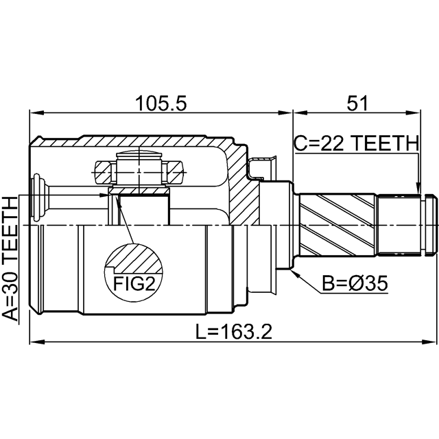 FEBEST 1011-T300RH