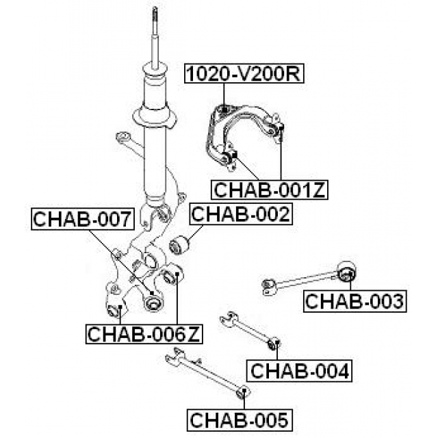 FEBEST 1020-V200R
