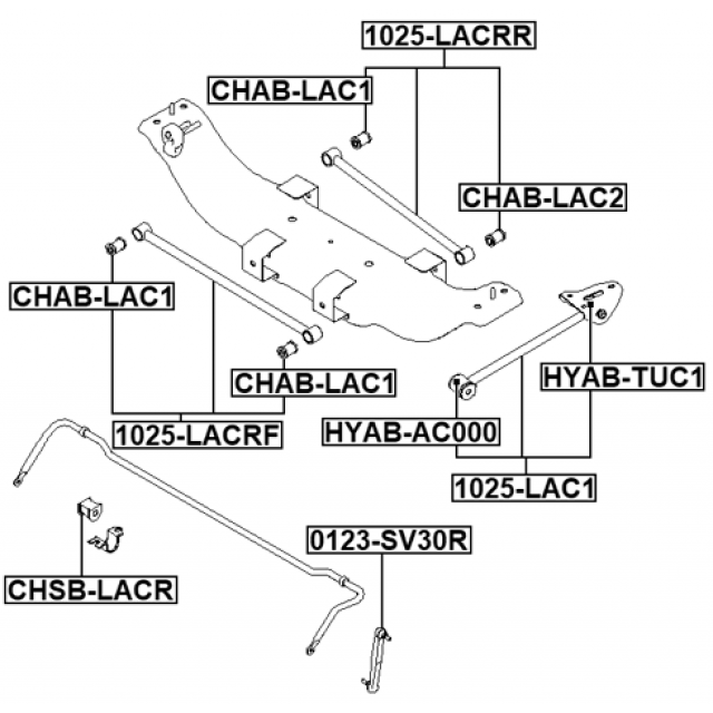 FEBEST 1025-LACRF