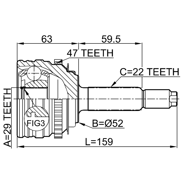 FEBEST 1110-006A47