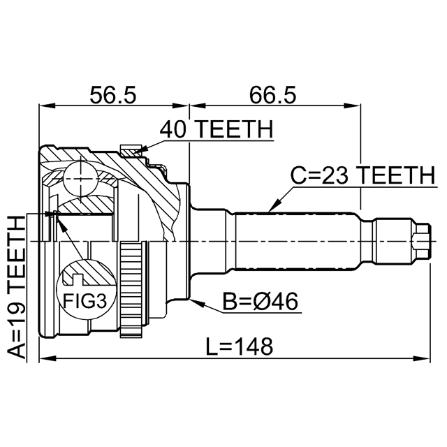 FEBEST 1110-M100A40