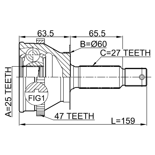 FEBEST 1210-011A47