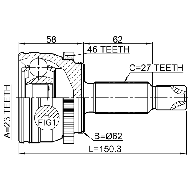 FEBEST 1210-CRE16A46