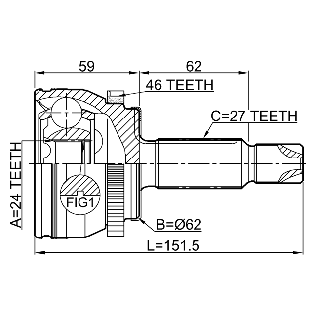 FEBEST 1210-CRE20A46