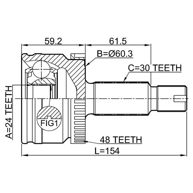 FEBEST 1210-D7A2WA48