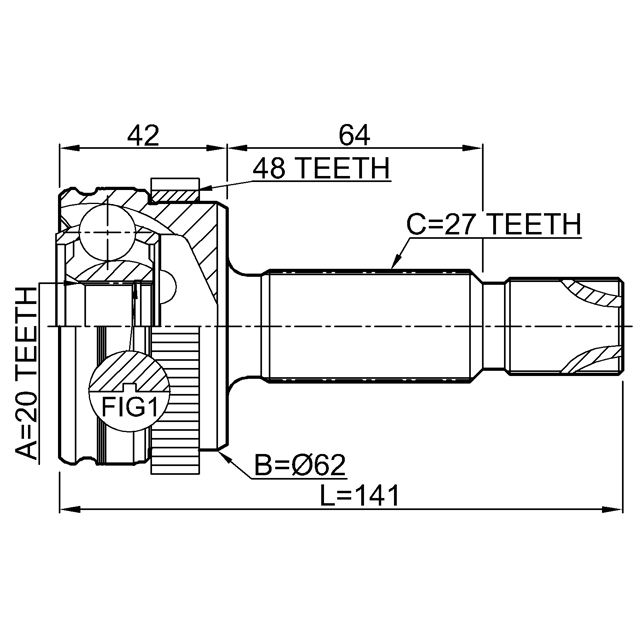 FEBEST 1210-D7A48R