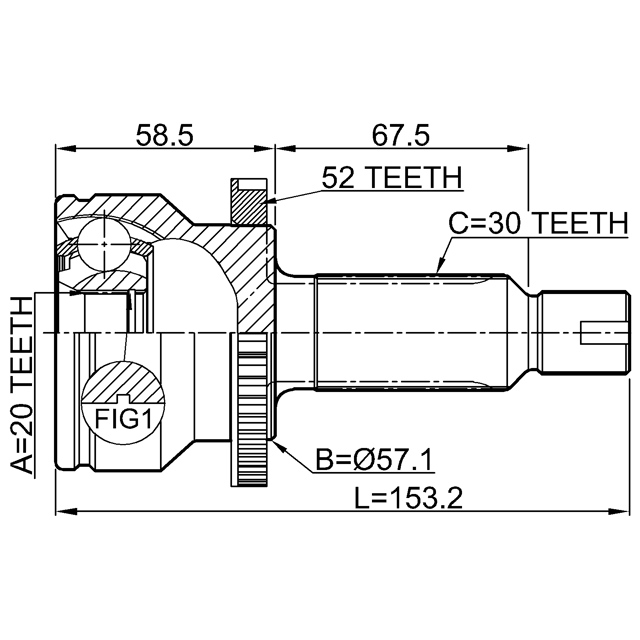 FEBEST 1210-SFA52R