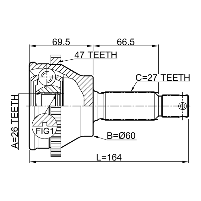 FEBEST 1210-SON25A47