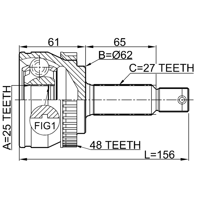FEBEST 1210-TUCA48