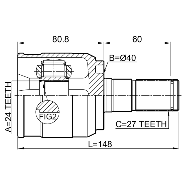 FEBEST 1211-CRE20LH