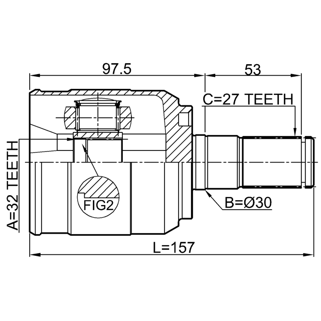 FEBEST 1211-D7AT2WD