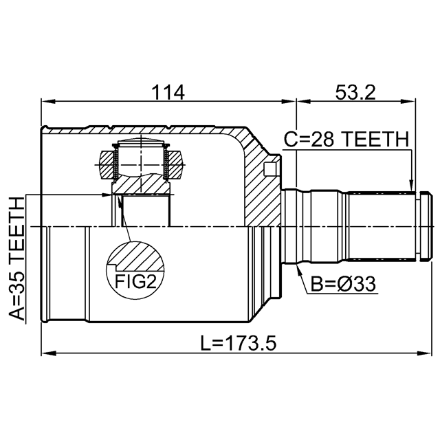 FEBEST 1211-LX2LH