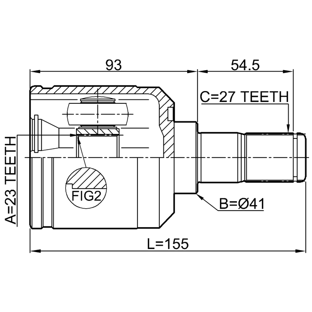 FEBEST 1211-SANFE4WD