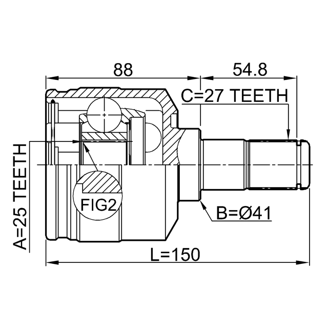 FEBEST 1211-TUC20LH
