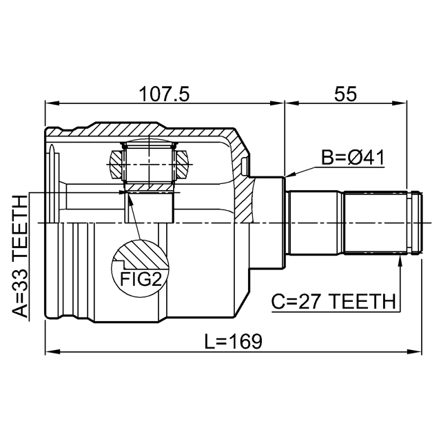 FEBEST 1211-TUC27LH