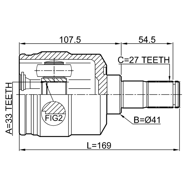 FEBEST 1211-TUC4WDLH