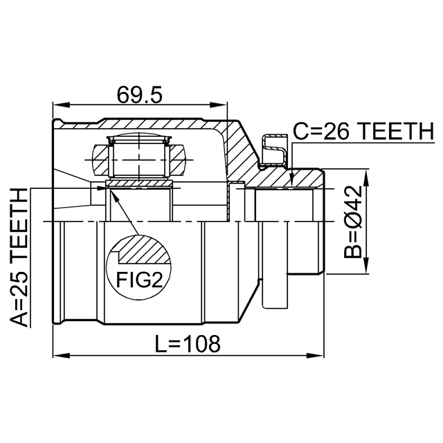 FEBEST 1211-TUCRH