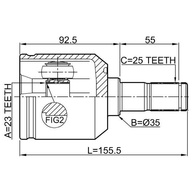 FEBEST 1211-TUCRR