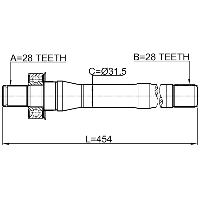 FEBEST 1212-CMMT4WD