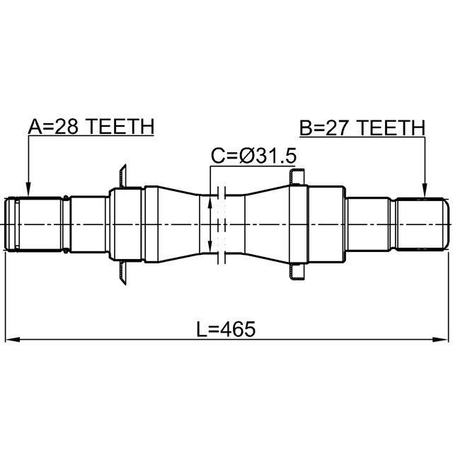 FEBEST 1212-D716AT4WD