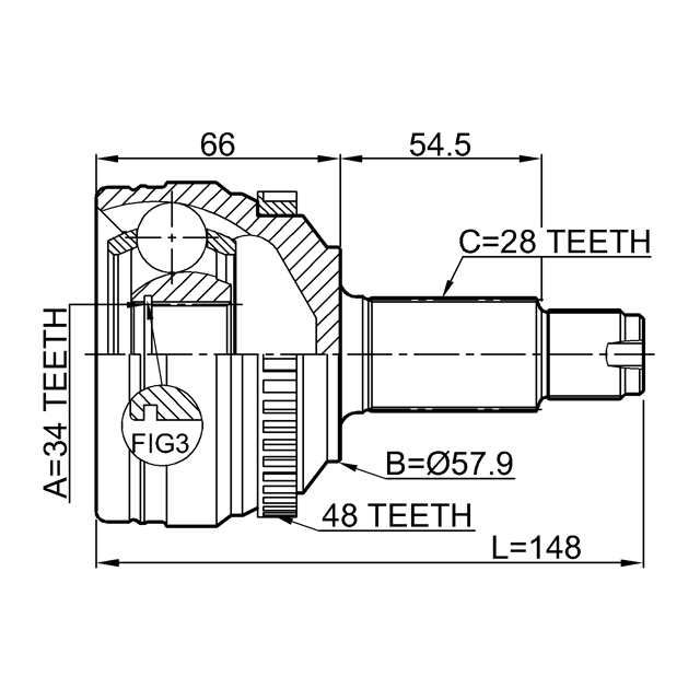 FEBEST 1410-NAA48