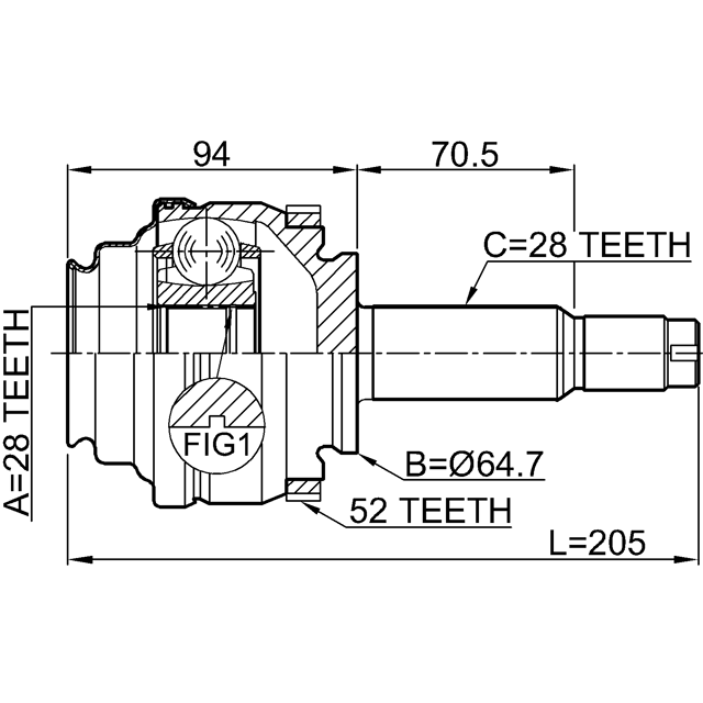FEBEST 1410-REXA52R