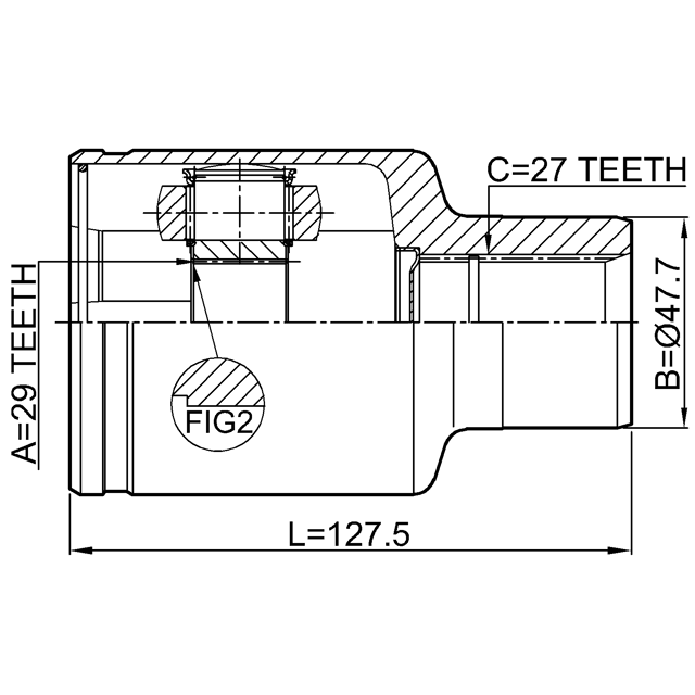 FEBEST 1411-ACT4WD